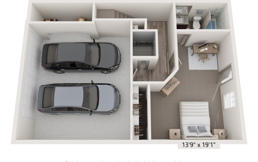 Kenwood - 3 bedroom floorplan layout with 3.5 bathrooms and 2343 square feet (Ground Floor
)